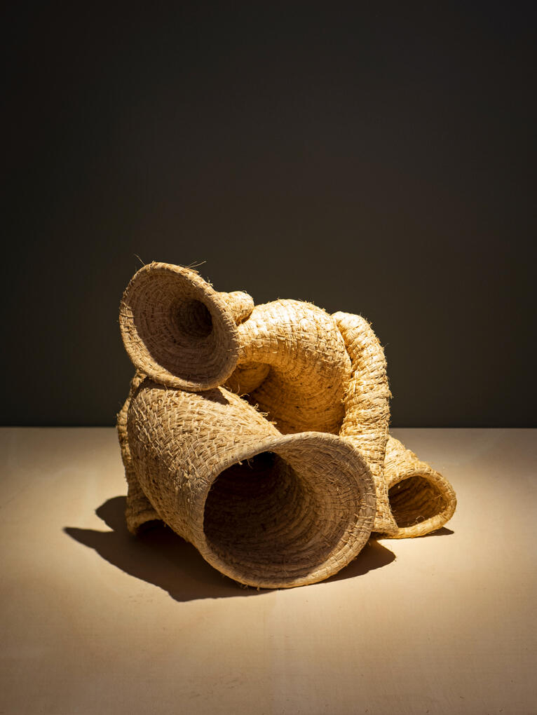 S/TITULO | 2008 | Rafia | 60 x 70 x 60 cm