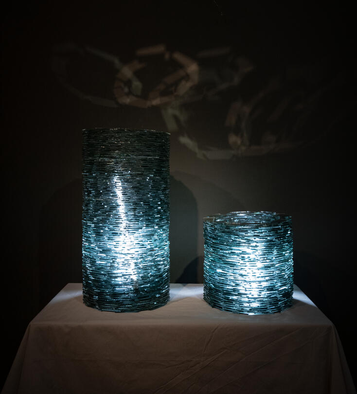 S/TITULO | 2025 | Espelhos | 40 x 75cm ; 40 x 40 cm