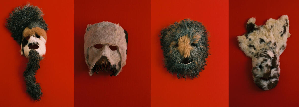 DA SÉRIE "MÁSCARAS MIL" | 2009-2015 | Lã | 30 x 25 cm